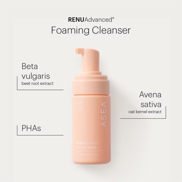 renuadvanced ingredients foaming cleanser 01